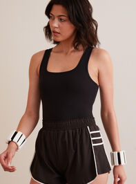 On Point Pleated Romper Detail 4 - TULLABEE