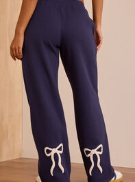 Layup Bow Straight Leg Pant Detail 2 - TULLABEE