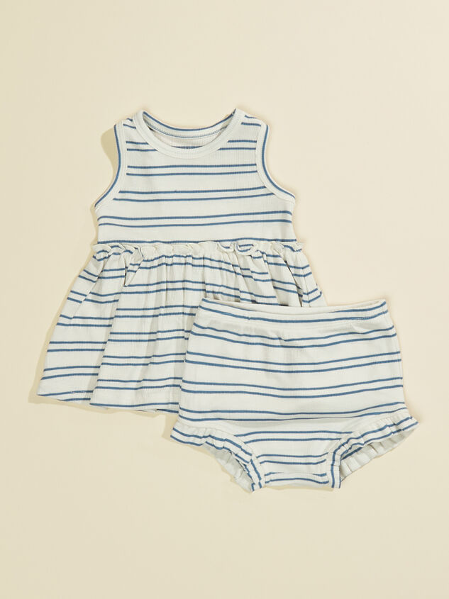 Delaney Striped Dress Set - TULLABEE