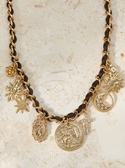 Woven Light Charm Necklace - TULLABEE