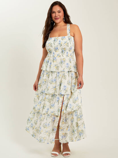 Willow Tiered Floral Maxi Dress - TULLABEE