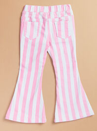 Cher Striped Toddler Flare Detail 2 - TULLABEE