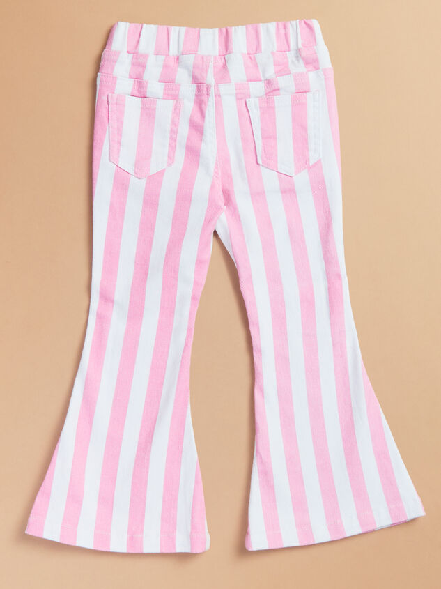 Cher Striped Toddler Flare Detail 2 - TULLABEE