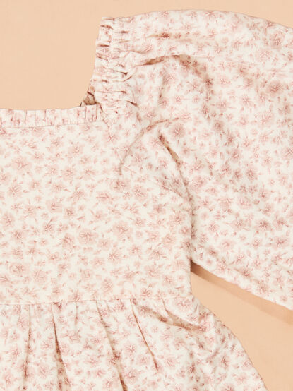 Nora Floral Toddler Dress - TULLABEE