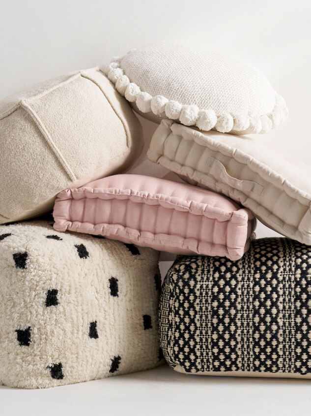 Angelique Floor Cushion Detail 6 - TULLABEE