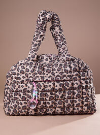 Proficient Cheetah Puffer Duffel Bag - TULLABEE