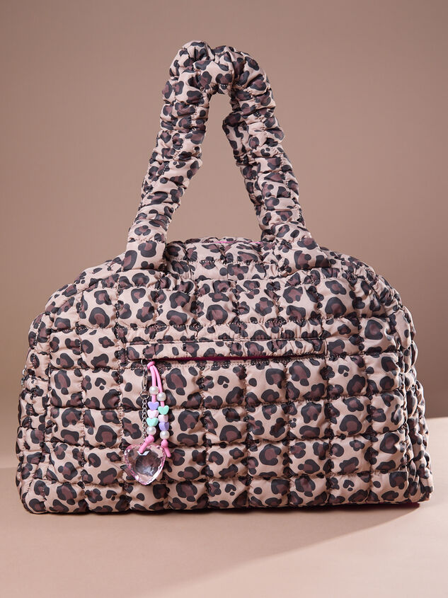 Proficient Cheetah Puffer Duffel Bag - TULLABEE