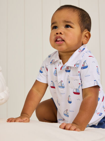 Little Captain Baby Polo Set - TULLABEE