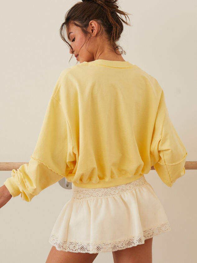 Kick Back Long Sleeve Crop Detail 3 - TULLABEE