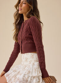 Marilyn Button Up Cardigan Detail 3 - TULLABEE