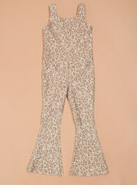 Lilah Leopard Flare Jumpsuit - TULLABEE