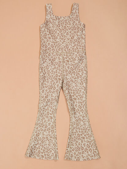 Lilah Leopard Flare Jumpsuit - TULLABEE
