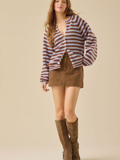 Hadley Striped Cardigan - TULLABEE