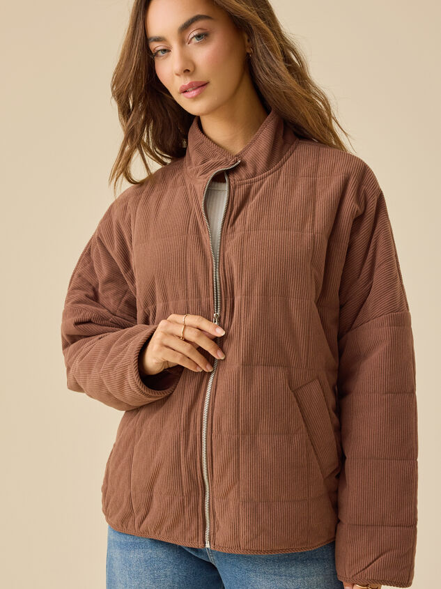 Emery Corduroy Quilted Jacket - TULLABEE