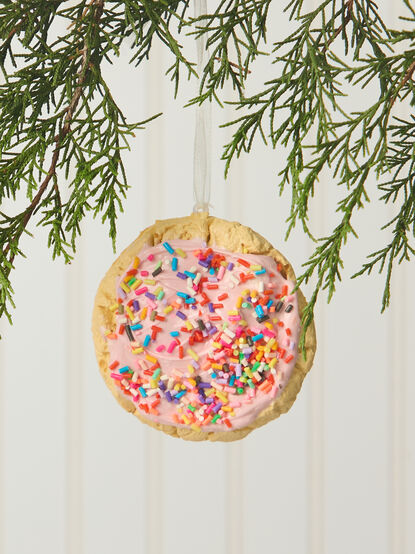 Sprinkle Sugar Cookie Christmas Ornament - TULLABEE