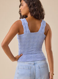 Blaire Seamless Floral Cami Detail 5 - TULLABEE