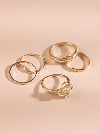 Clover Statement Ring Set - TULLABEE