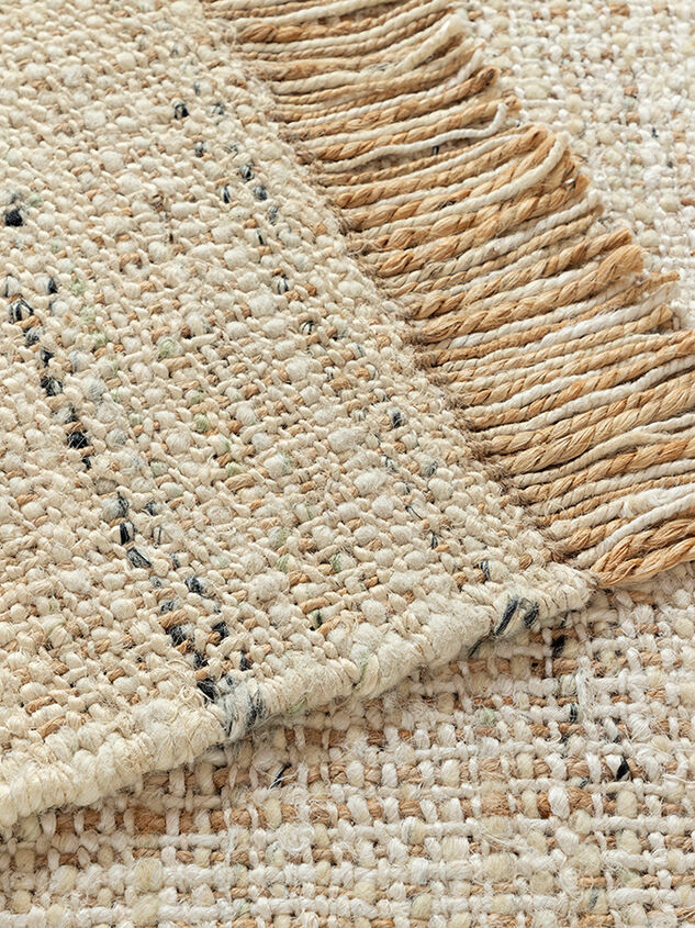 Birch Handwoven Rug Detail 6 - TULLABEE