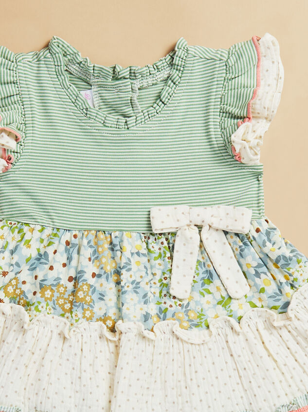 Fay Tiered Baby Dress Detail 2 - TULLABEE