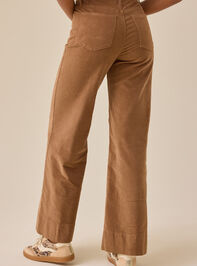Amelie High Rise Corduroy Flare Pant Detail 5 - TULLABEE