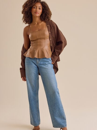 Arya Peplum Tank Top - TULLABEE