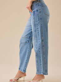 Townsend Barrel Jeans Detail 4 - TULLABEE
