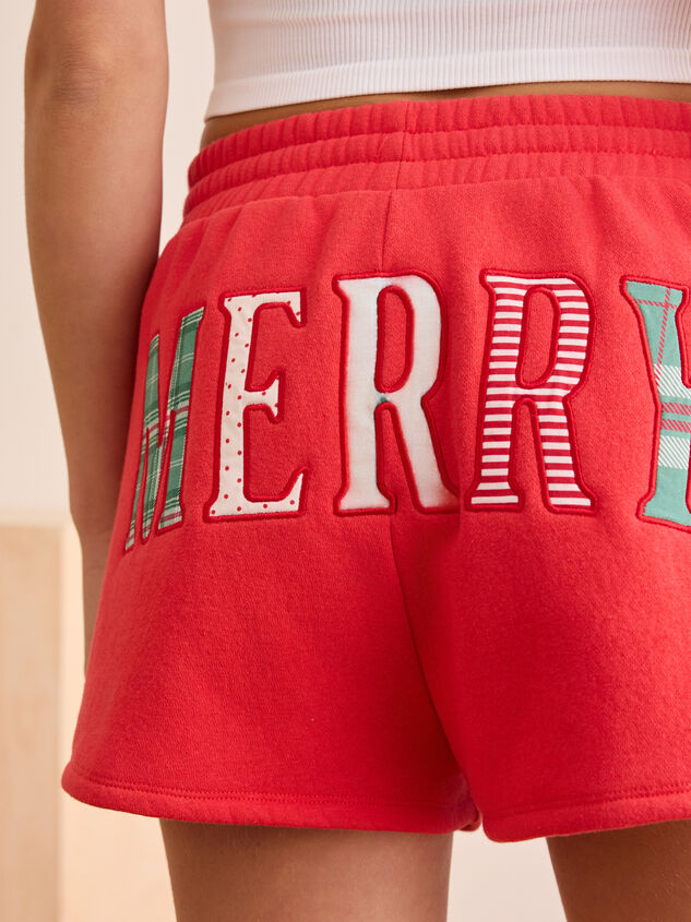 Merry Patchwork Shorts Detail 6 - TULLABEE