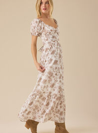 Hope Floral Maxi Dress Detail 4 - TULLABEE