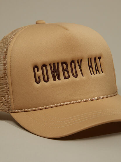 Cowboy Trucker Hat - TULLABEE