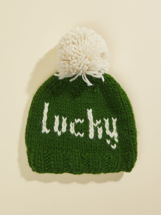 Lucky Knit Beanie Detail 2 - TULLABEE