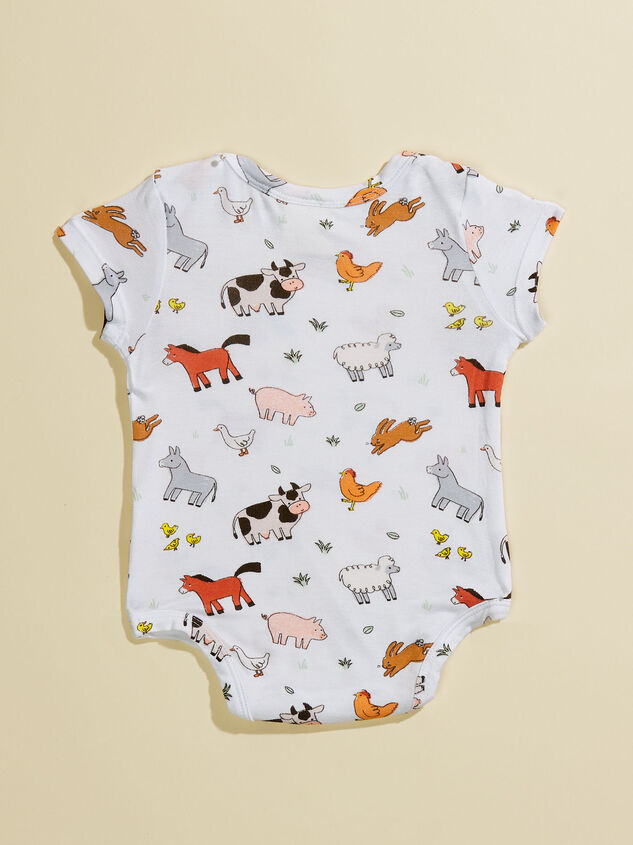 Farm Friends Romper Detail 2 - TULLABEE