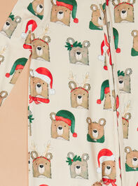 Beary Christmas Sleeper Detail 3 - TULLABEE