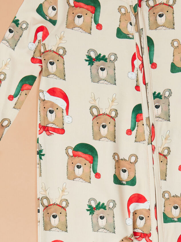 Beary Christmas Sleeper Detail 3 - TULLABEE