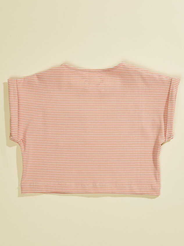 Kassie Striped T-Shirt by Vignette Detail 2 - TULLABEE