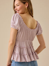 Nia Tiered Babydoll Top Detail 4 - TULLABEE