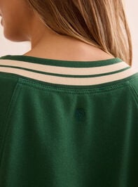 Ace V-Neck Dress Detail 5 - TULLABEE