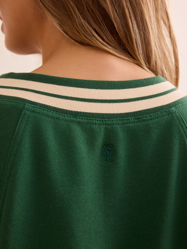 Ace V-Neck Dress Detail 5 - TULLABEE