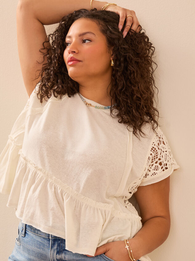 Andi Peplum Top Detail 3 - TULLABEE