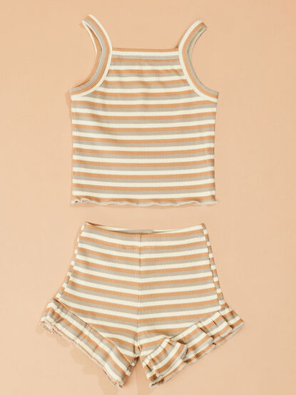Ellie Stripe Tank Set - TULLABEE
