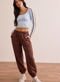 Let's Race Long Sleeve Top Detail 2 - TULLABEE