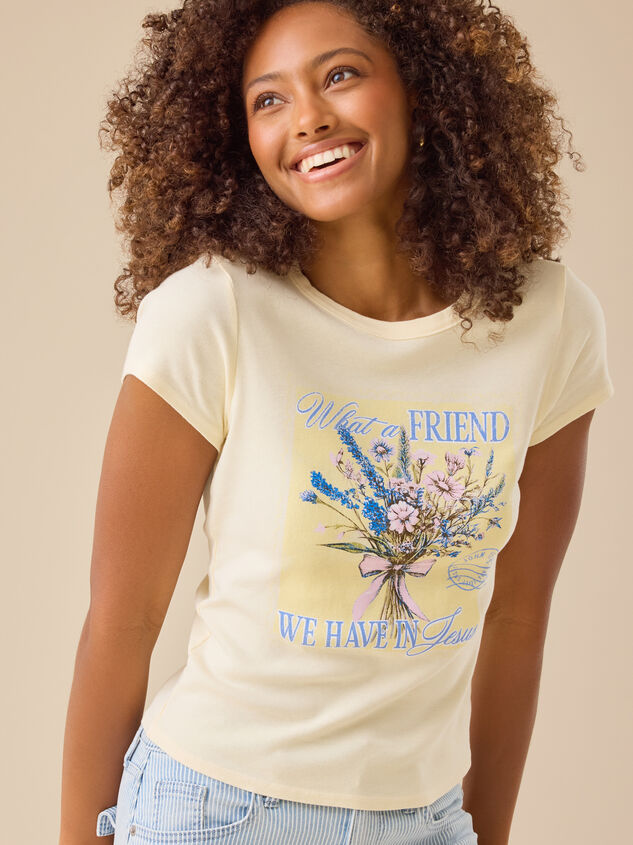 Friend in Jesus Baby Tee - TULLABEE