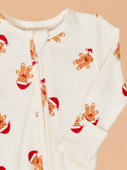 Gingerbread Santa Footie - TULLABEE