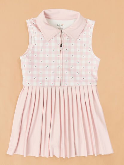 Lena Gingham Polo Dress - TULLABEE