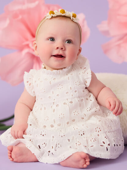 Lula Eyelet Dress by Mud Pie - TULLABEE