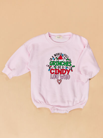 Be Cindy Lou Who Baby Bubble - TULLABEE