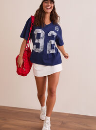 92 Oversized Graphic Tee Detail 2 - TULLABEE