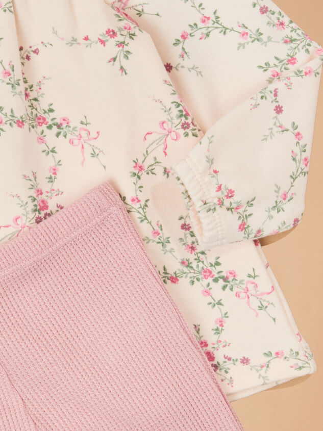 Antoinet Floral Top With Pant Detail 2 - TULLABEE