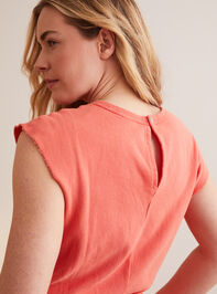 Push the Limits Cut Off Romper Detail 3 - TULLABEE