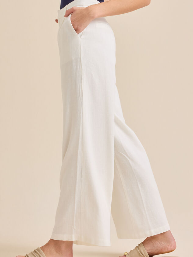 Kay Linen Trouser Detail 3 - TULLABEE