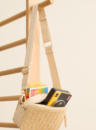 Raffia Straw Crossbody Bag - TULLABEE
